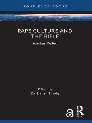 cover image of Rape Culture and the Bible